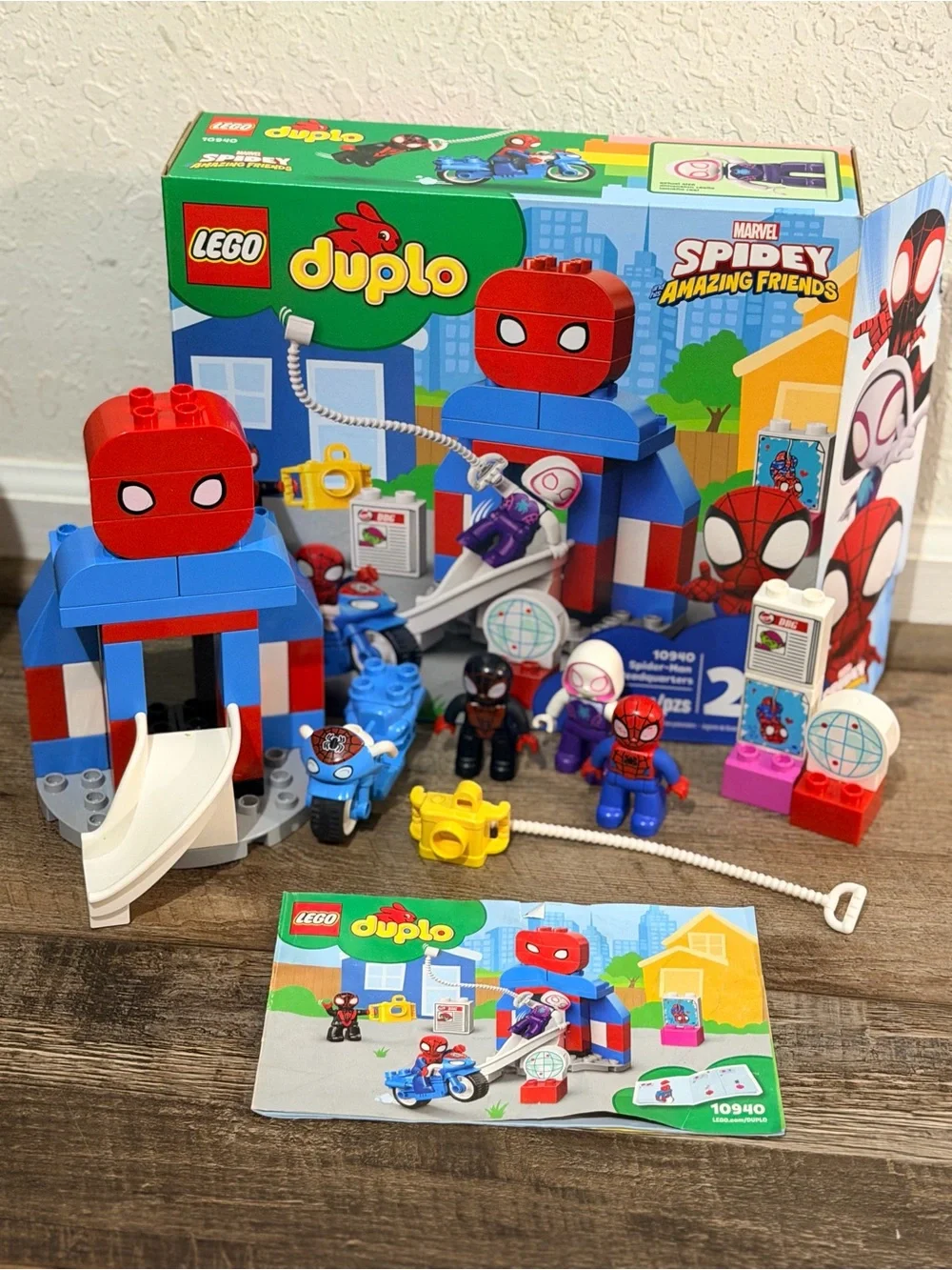 Lego Duplo Spider-Man Playset in Red, Blue, White